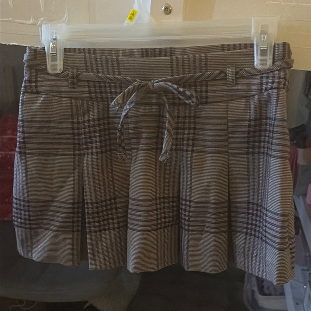 Plaid Mini Skirt